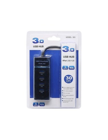 HUB USB 3.0 04 PORT (NOIR) 303