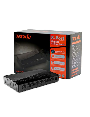 SWITCH RESEAU 8 PORTS 10/100 TENDA