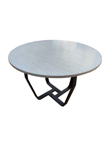 MEUBLE TABLE RONDE BLANC