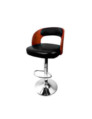 CHAISE TABOURET ROUGE-NOIR (XH-258)