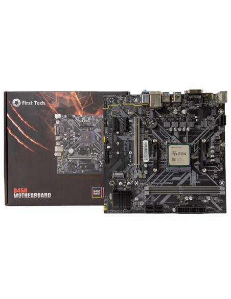 CARTE MÈRE GAMING B450 FIRST TECH DDR4-1155 (FT)