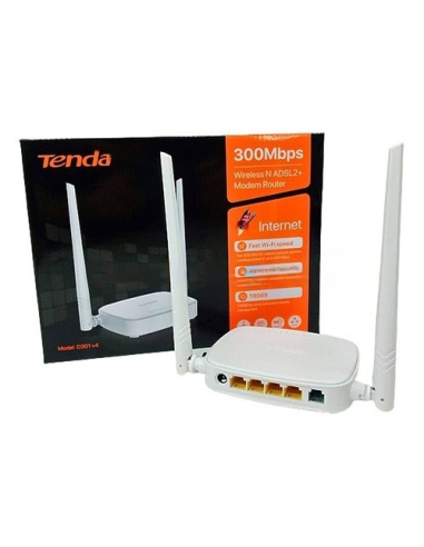 MODEM ROUTEUR TENDA 300M DSL2 + D301