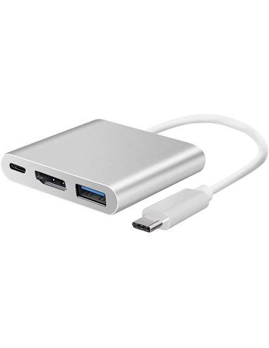 ADAPTATEUR 3 EN1 TYPE C VERS HDMI USB 3.0